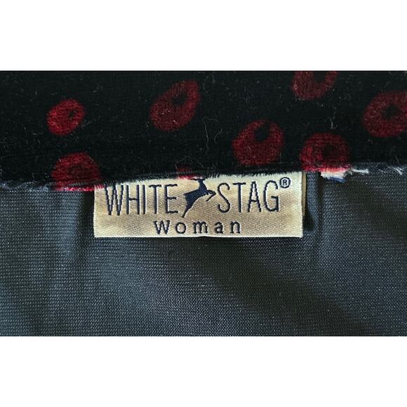 White Stag‎ Women’s One Button Paisley Velvet Cardigan - Picture 5 of 5